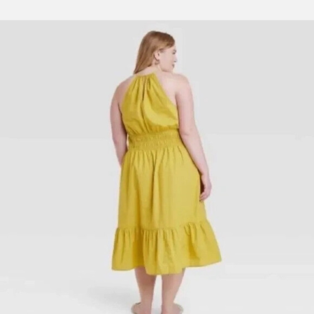 A New Day Halter Tiered Midi Dress NWT - Picture 2 of 8